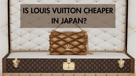 louis vuitton japan cheaper